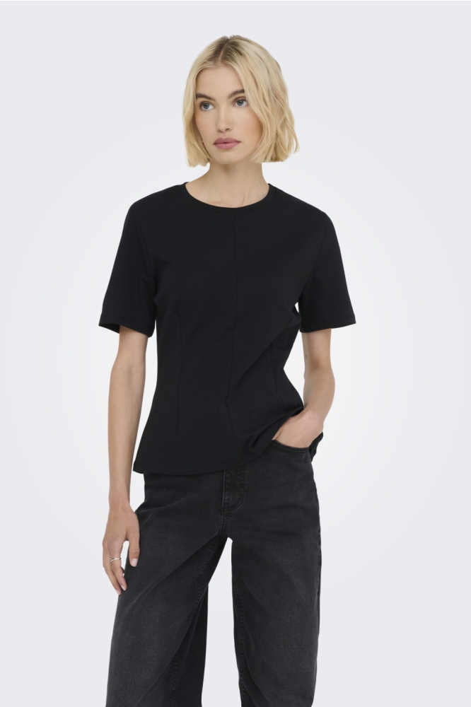 JDYEVA S/S TOP JRS 15370716 Black